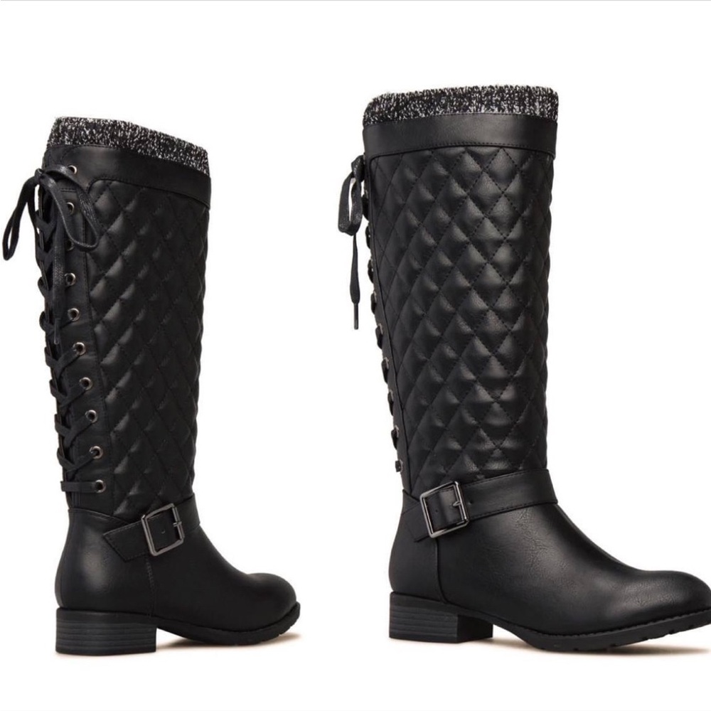 Black Quilted Riders